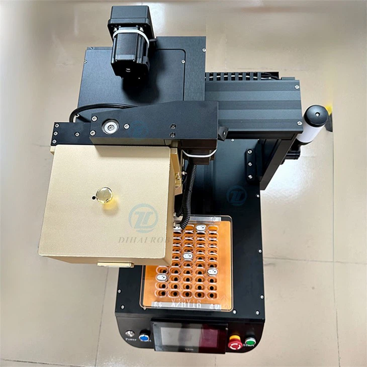 Semi-automatic Vape 5-needle CBD Heating Oil Filling Machine With Three-color Alarm Light