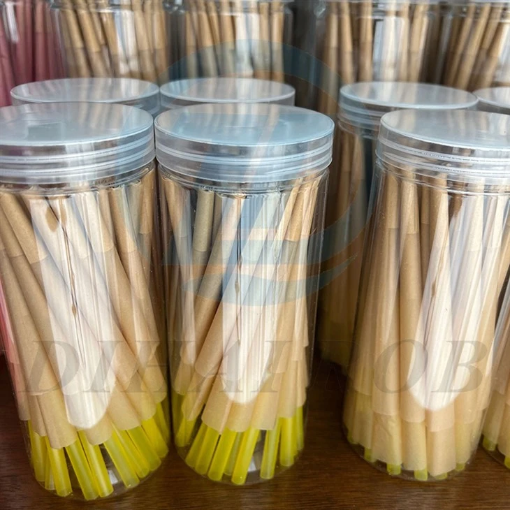 Punta di filtro di carta aromatizzato con coni pre -roll